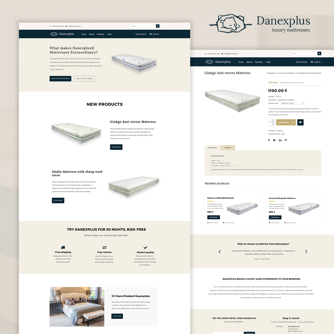 Danexplus - Mattress online store - Miloš Lacko